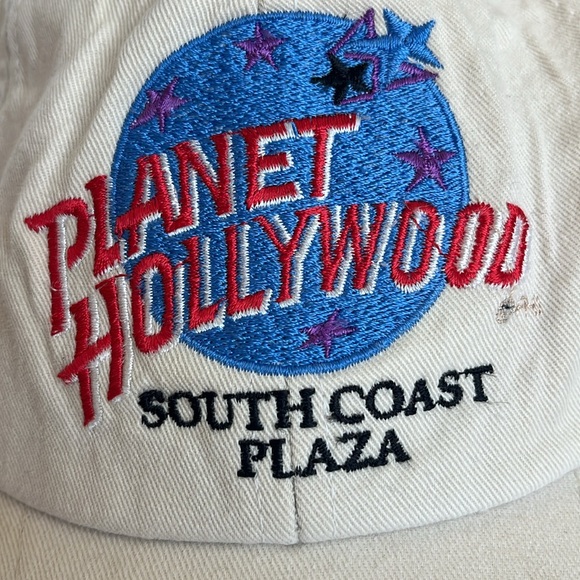 Vintage Planet Hollywood South Coast Plaza Hat‎ Snapback Cap Made in USA - Picture 4 of 8